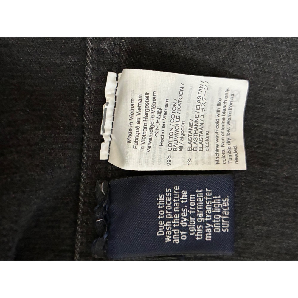 J.‎ Crew Mercantile Womens Black Denim Jacket J6776 Faded Stretch Jean Jacket XS - Picture 4 of 10